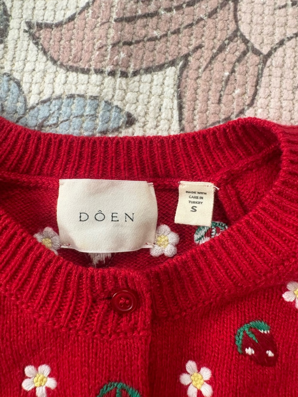Doen Embroidered Daisy Cardigan - Picture 2 of 10